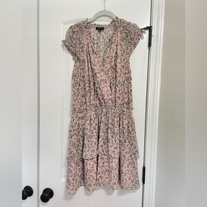 Pink floral dress